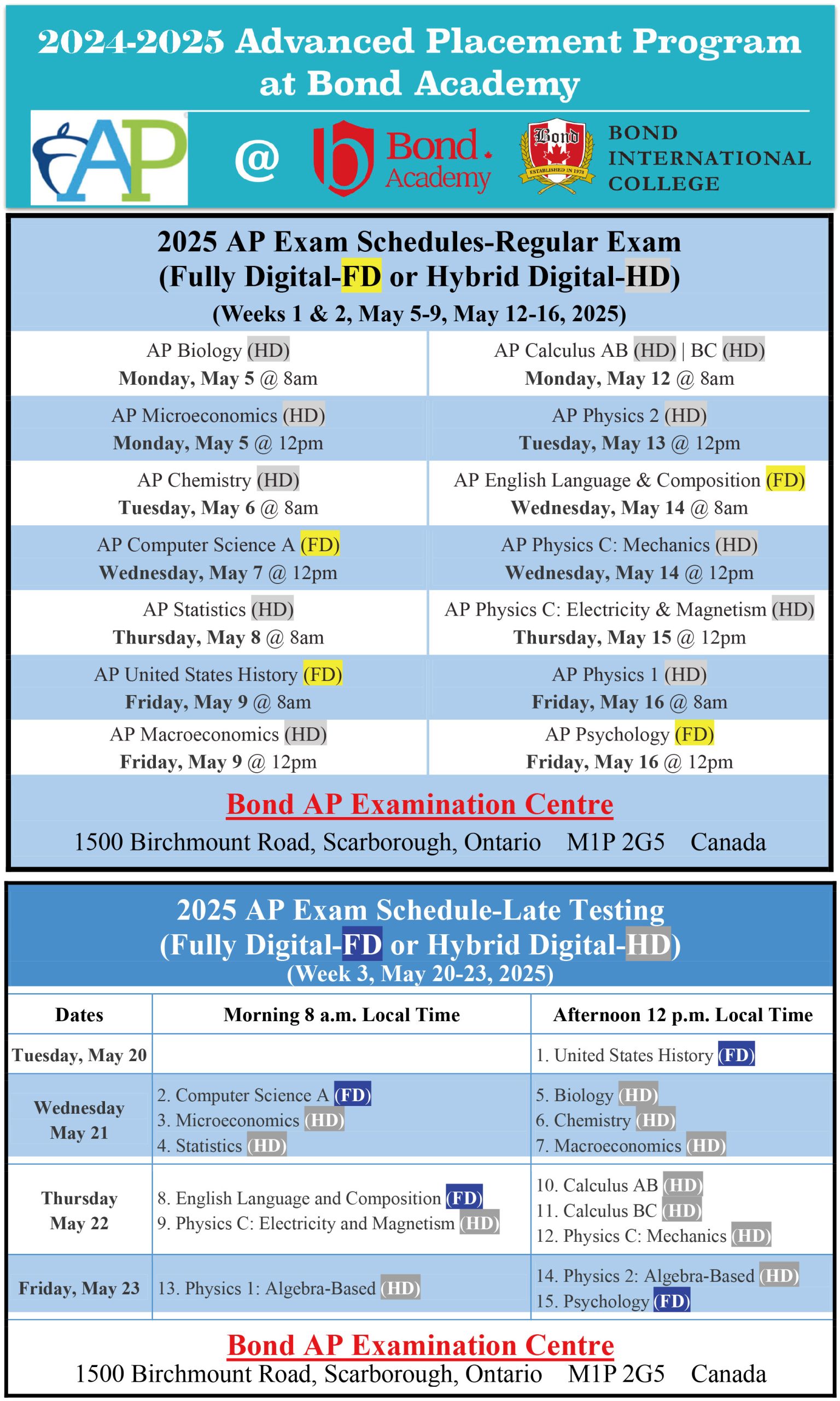 2025 AP Exam Dates-Regular+LT